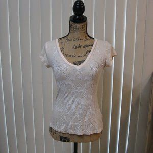 NWOT Express pink graphic tee t shirt top XS extra small